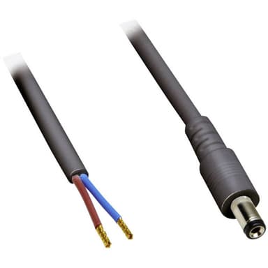 TRU COMPONENTS DC-kabel DC-stiftdon - Öppen ände 5.50