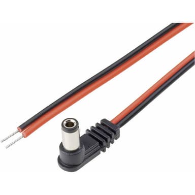 TRU COMPONENTS DC-kabel DC-stiftdon - Öppen ände 5.5 mm