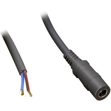 TRU COMPONENTS DC-kabel DC-hylsdon - Öppen ände 5.50 mm