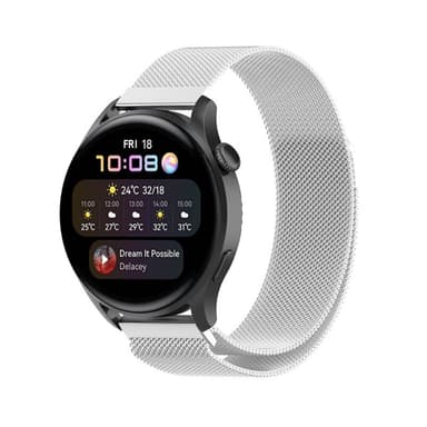 Milanese Armband Huawei Watch 3 - Silver