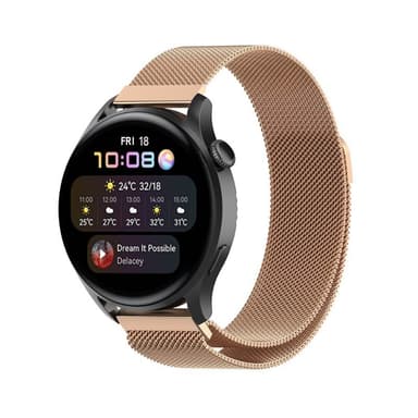 Milanese Armband Huawei Watch 3 Pro - Rosè