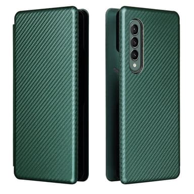 Carbon Flipcase Samsung Galaxy Z Fold 3  - Grön