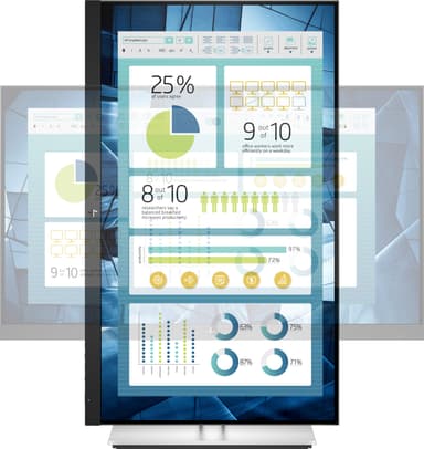 HP EliteDisplay E24 G4 23.8" bildskärm (svart)