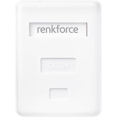 Renkforce Nätverksadapter Utanpåliggande CAT 5e Vit