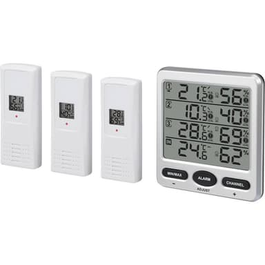 Renkforce Trådlös termo-/hygrometer Silver