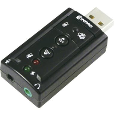 Renkforce 7.1 Externt ljudkort externa hörlursuttag,