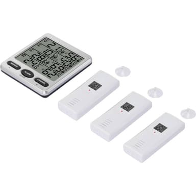 Renkforce Trådlös termo-/hygrometer Silver