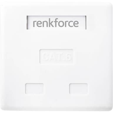 Renkforce Nätverksadapter Utanpåliggande CAT 6 2 Port