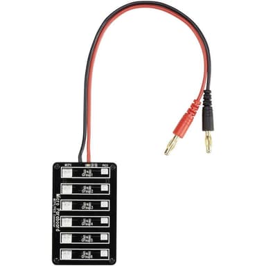 VOLTCRAFT LiPo Laddningskort Utförande laddare: Banankontakt Utförande laddningsbart batteri: Micro JST, JST-PH