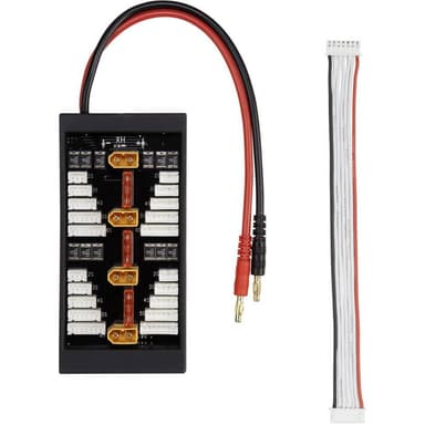 VOLTCRAFT LiPo Balancer Board Utförande laddare: XT60-kontaktsystem Utförande laddningsbart batteri: Banankontakt Lämpl