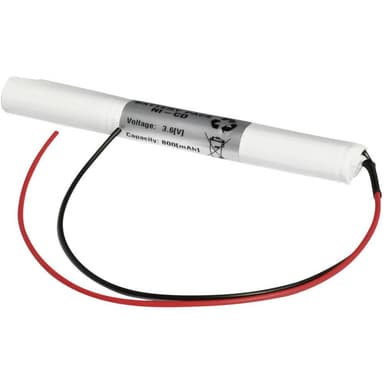 Nödljusbatteri N/A Kabel 3.6 V 800 mAh Emmerich