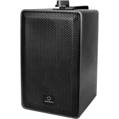 Renkforce RL100W BK Bokhyllehögtalare Svart 100 W 90 Hz