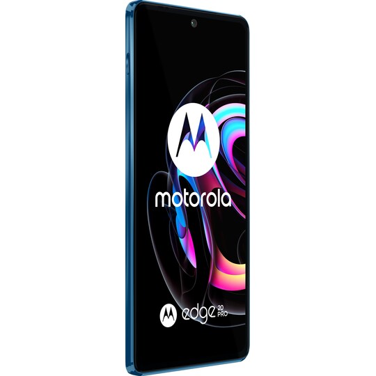 Motorola Edge 20 Pro - 5G smartphone 12/256GB (indigo veganskt läder)