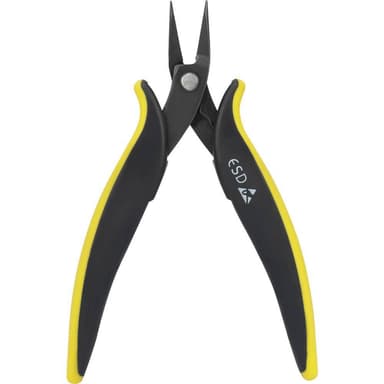 ESD Rundtång Rak 144 mm TOOLCRAFT 1555058