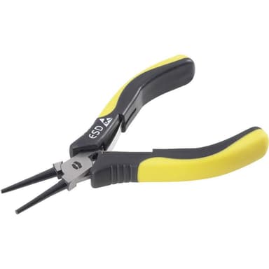 ESD Rundtång Rak 130 mm TOOLCRAFT 820718