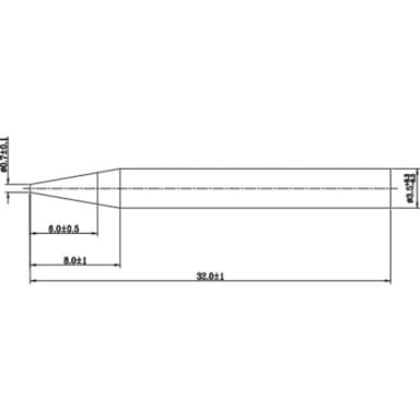 TOOLCRAFT Lödspets Konformad Spetsstorlek 3.5 mm