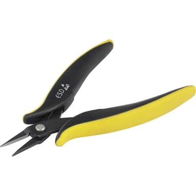 ESD Rundtång Rak 144 mm TOOLCRAFT 1555058