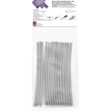 TRU COMPONENTS T1902CA028 Krympslang sortiment Grå 3 mm