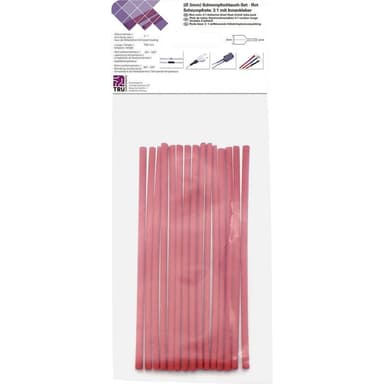 TRU COMPONENTS T1902CA029 Krympslang sortiment Röd 3 mm