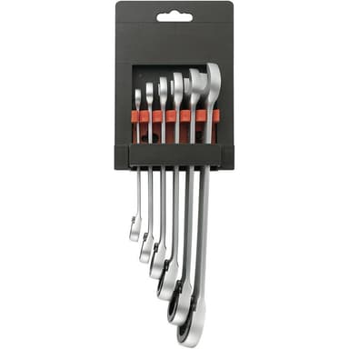 U-ring-blocknyckelset, 6 delar 8 - 19 mm TOOLCRAFT