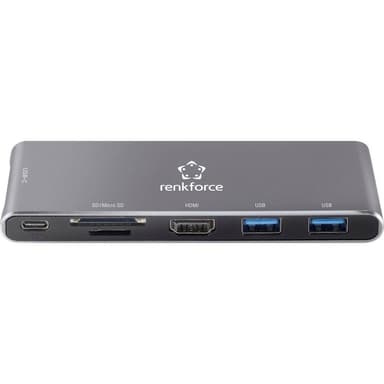 Renkforce USB-C®-dockningsstation Passar till följande