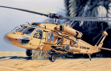 ITALERI 1:72 - UH 60 Desert Hawk Start Set