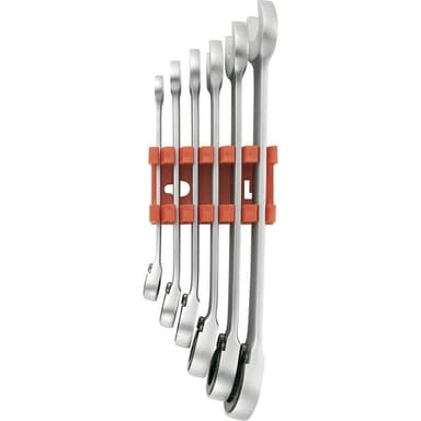 U-ring-blocknyckelset, 6 delar 8 - 19 mm TOOLCRAFT