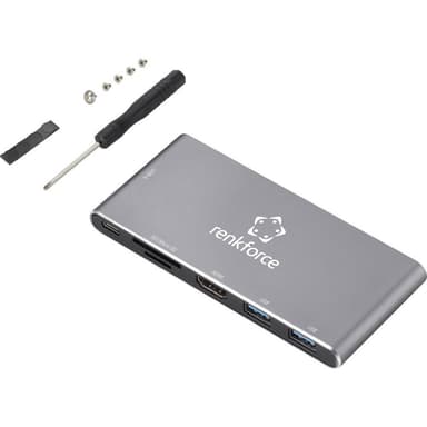 Renkforce USB-C®-dockningsstation Passar till följande
