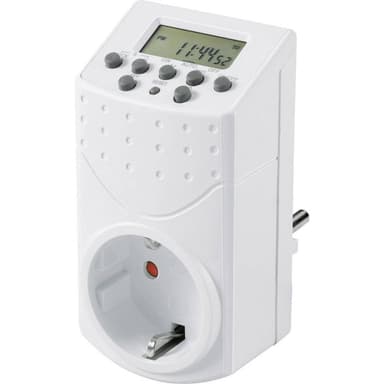 Basetech 1528580 Kopplingsur digital Veckoprogram 1800