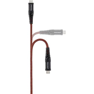 TOOLCRAFT TO-6872820 [1x USB 2.0 A hane - 1x USB 2.0