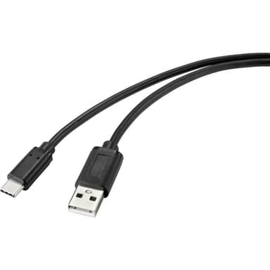 Renkforce USB-kabel USB 2.0 USB-C™-kontakt, USB-A