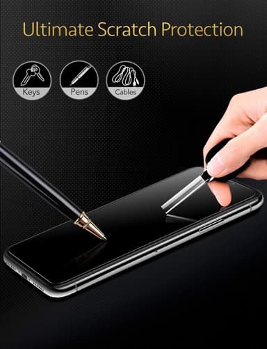 Skärmskydd iPhone XR härdat glas 3-pack