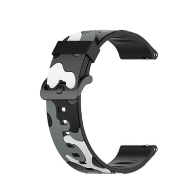 Garmin Vivo Active 3/Move/HR 245M/645 Armband Camouflage Grå/Vit