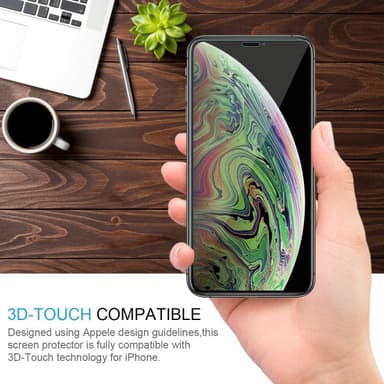 Skärmskydd iPhone XS härdat glas 3-pack