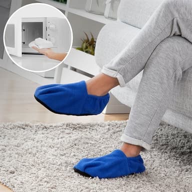 InnovaGoods Värmande Tofflor Blå