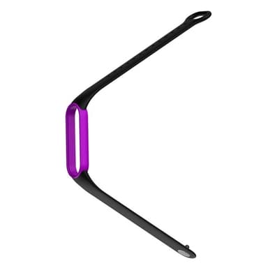 Silikonarmband till Xiaomi Mi Band 5 Svart & Lila