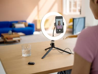 Trust Maku Ring Light vlogging kit 10" LED ring belysning