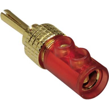 TRU COMPONENTS Banankontakt Kontakt hane rak Stift-Ø: 4