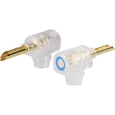TRU COMPONENTS Banankontakt Kontakt hane vinklad