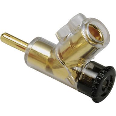 TRU COMPONENTS Banankontakt Kontakt hane rak Stift-Ø: 4