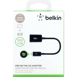 Belkin On-the-Go Micro USB till USB-A-adapter