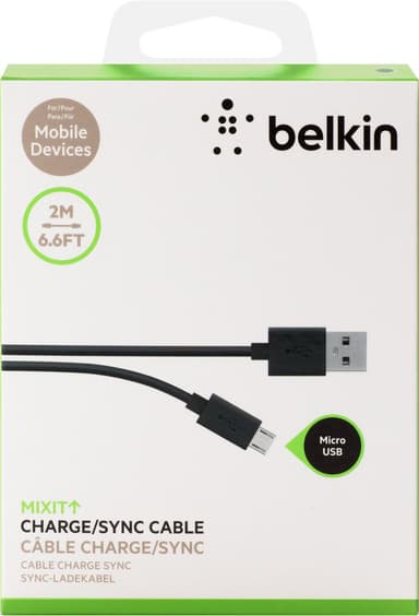 Belkin USB-A till Micro USB-kabel (2m)