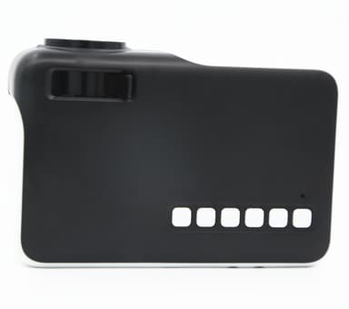 Mini-projektor med högtalare och fjärrkontroll Svart/vit