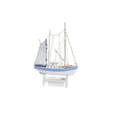 Prydnadsfigur DKD Home Decor Trä Barco (28 x 8 x 40 cm)