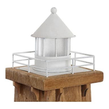 Prydnadsfigur DKD Home Decor Främre lyktor Paulowniaträ (15.5 x 14.5