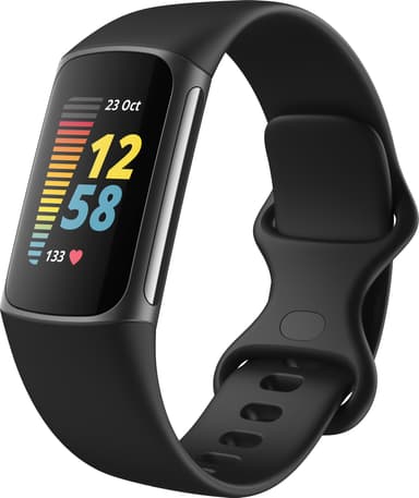 Fitbit Charge 5 aktivitetsarmband (black/graphite)