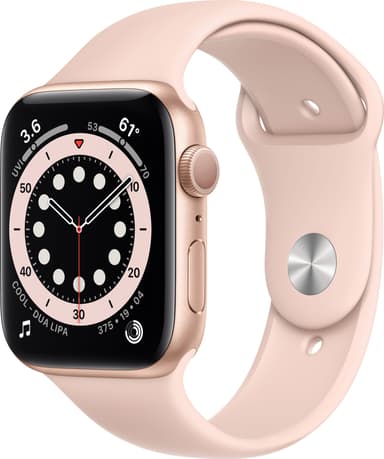 Apple Watch Series 6 44mm GPS (guld/rosa sand armband)