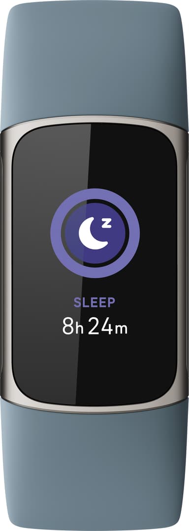 Fitbit Charge 5 aktivitetsarmband  (steel blue/platinum)