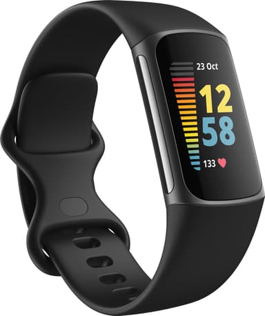 Fitbit Charge 5 aktivitetsarmband (black/graphite)