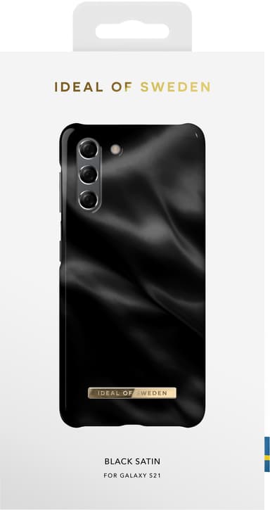 iDeal of Sweden Samsung Galaxy S21 fodral (black satin)
